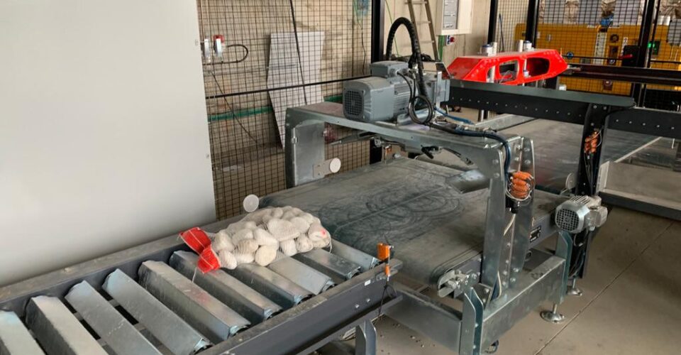 Ensacadora de piedras